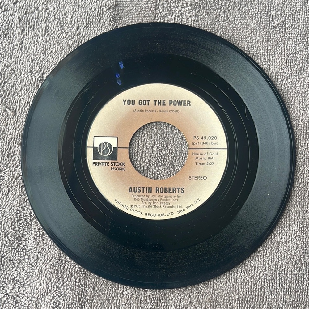 Austin Roberts 45 rpm vintage Vinyl Record